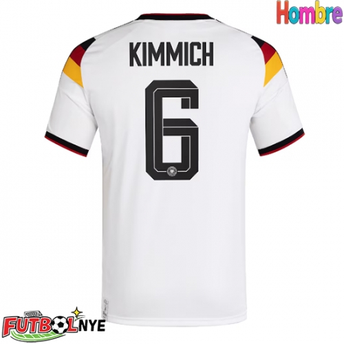 Camiseta Alemania Joshua Kimmich #6 Primera Equipación Mundial 2026 manga corta